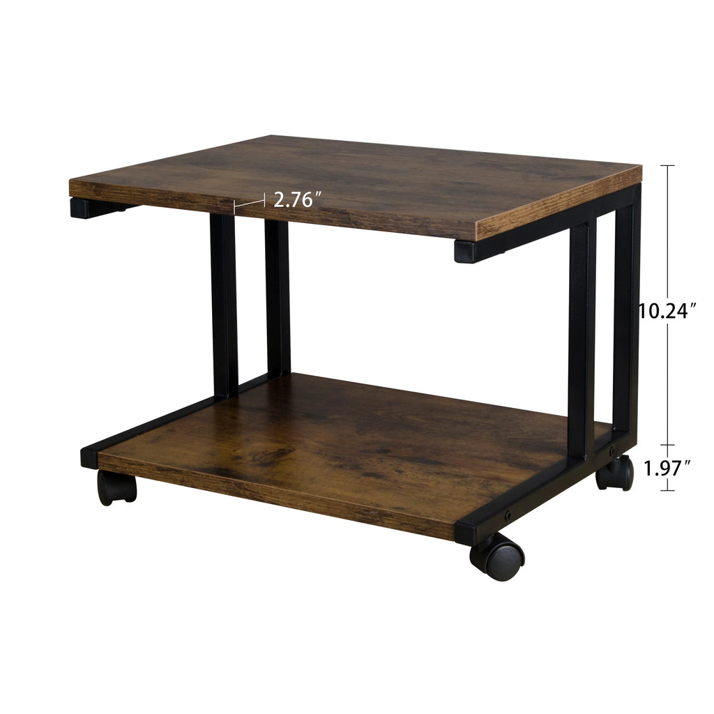 Printer Stand with Wheels and Storage B88890