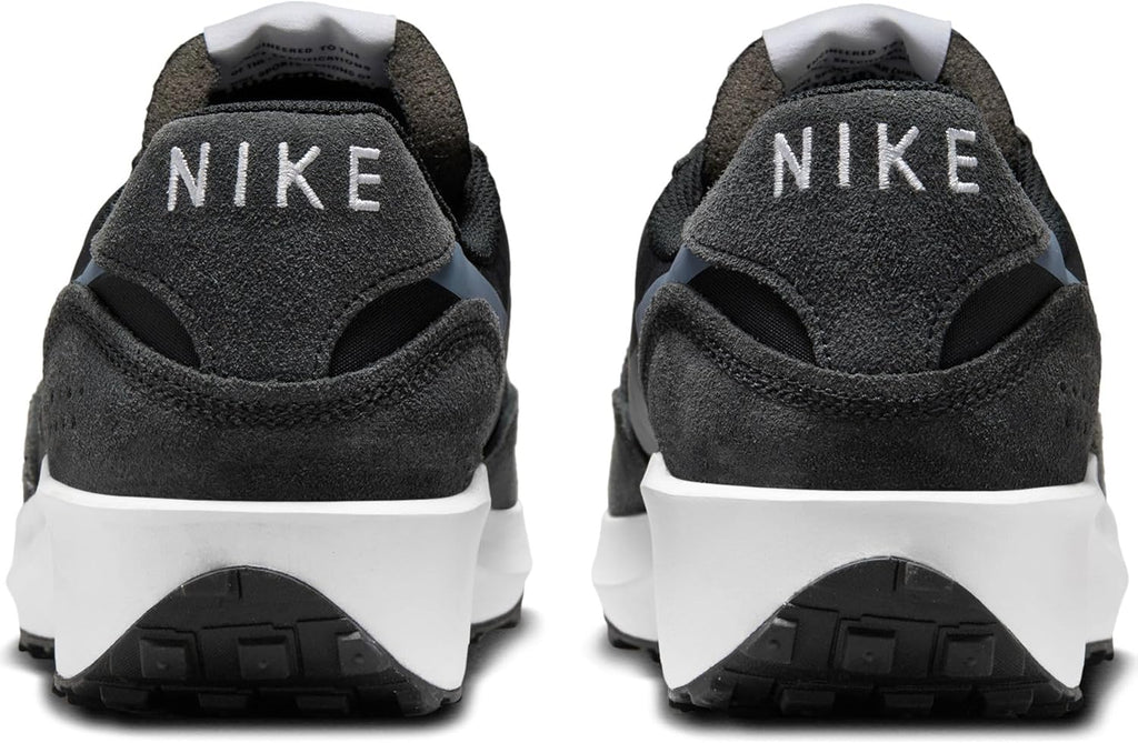 Men's Waffle Sneakers, Black and White K7537