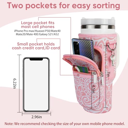 Water Bottle Holder Carrier Bag with Strap for Hiking Travelling Camping B31343
