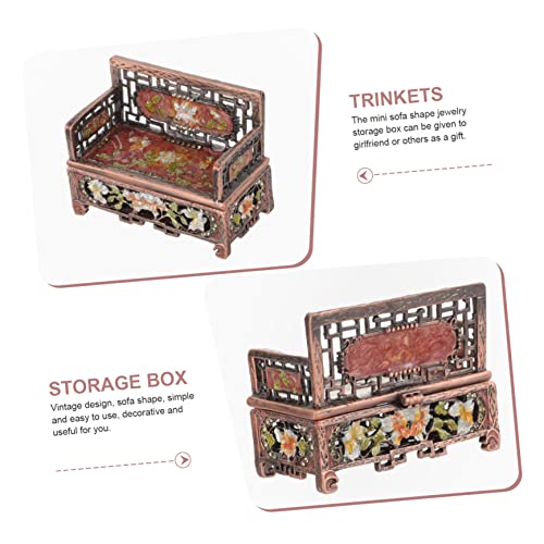 3pcs Metal Ring Miniature Furniture Ornaments Desk Decorations Storage Box B211