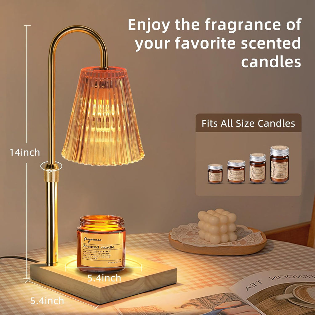 Candle Warmer Lamp with Timer, Adjustable Height, Dimmable N628520