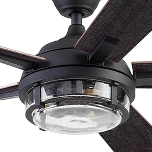 52 Inch Indoor Outdoor LED Ceiling Fan with Light and Remote Control K119