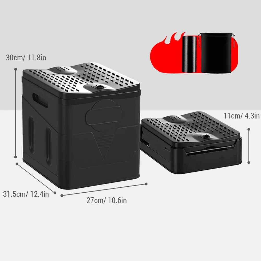 Folding Potty with Lid, Portable Toilet F71920
