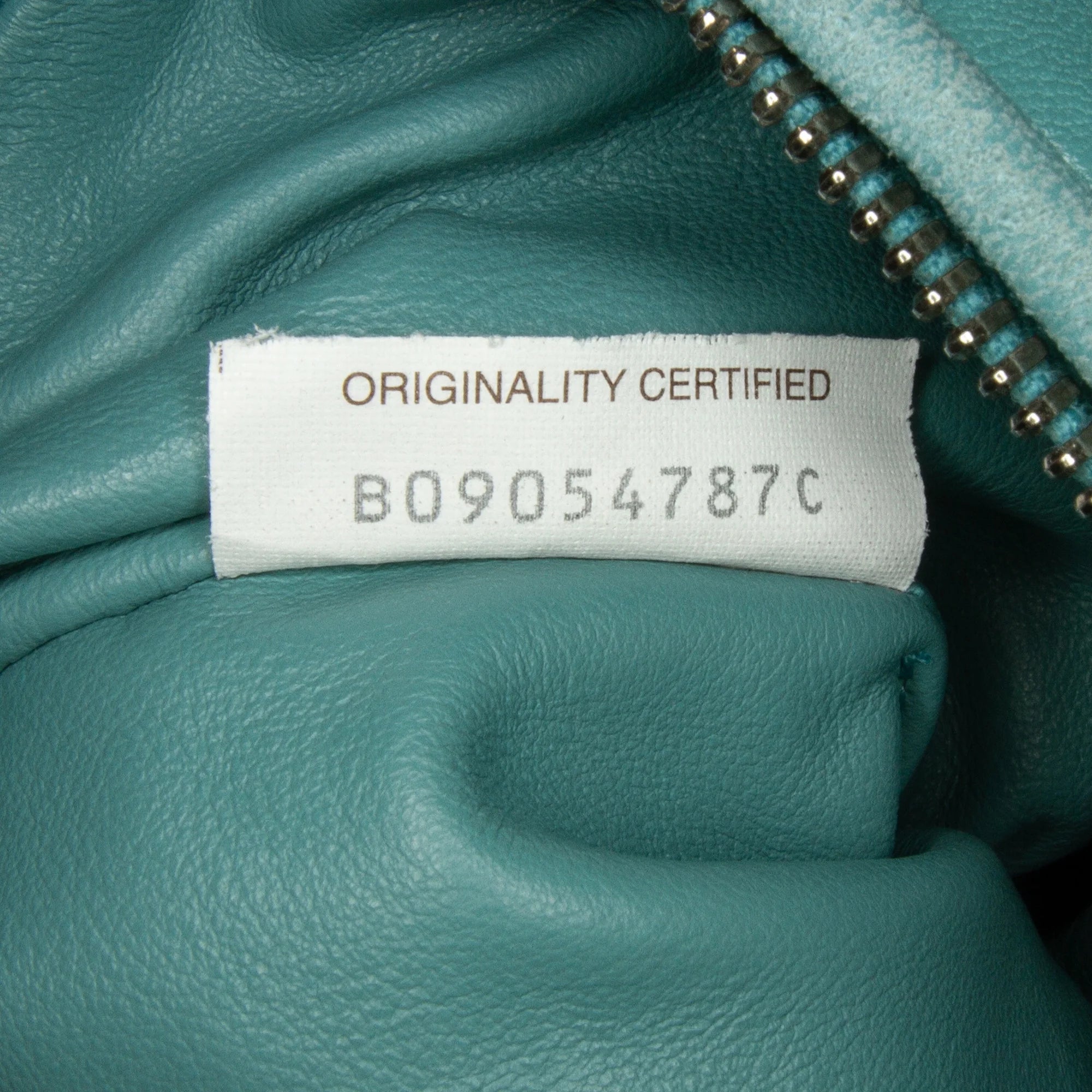 Pre-Owned Mini Intrecciato Calf Leather Blue Handbag Top Handle L42616