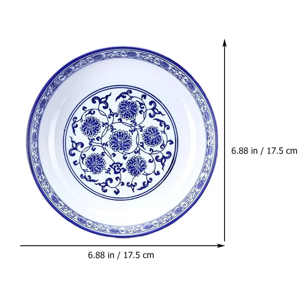 Blue and White Porcelain Ceramic Bowl H741