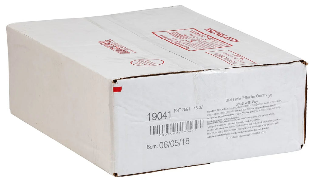 Breaded Beef Steak Patty, 5.33 oz, 30 per case A25255