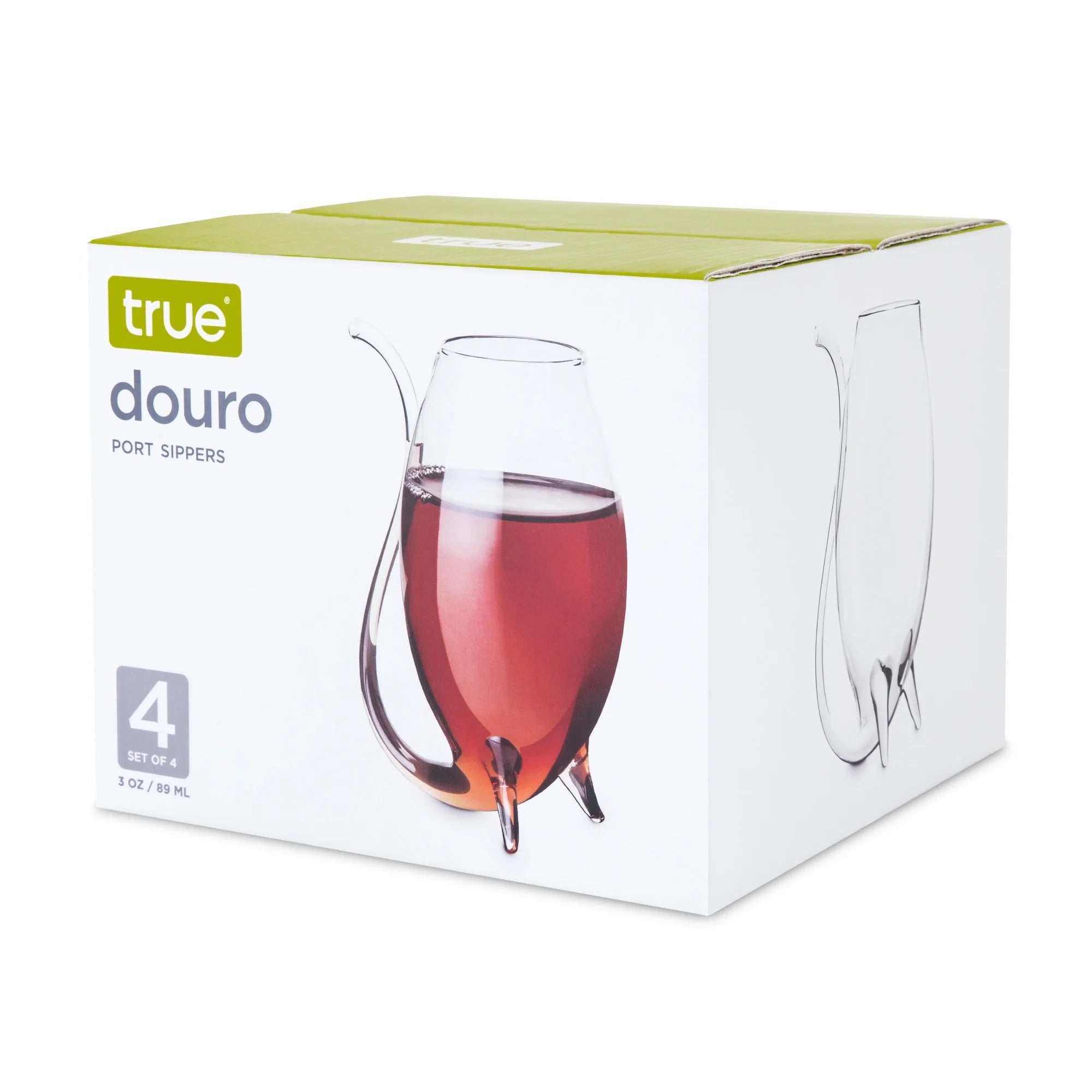 Port Wine Glasses with Sipper, Set of 4 P366