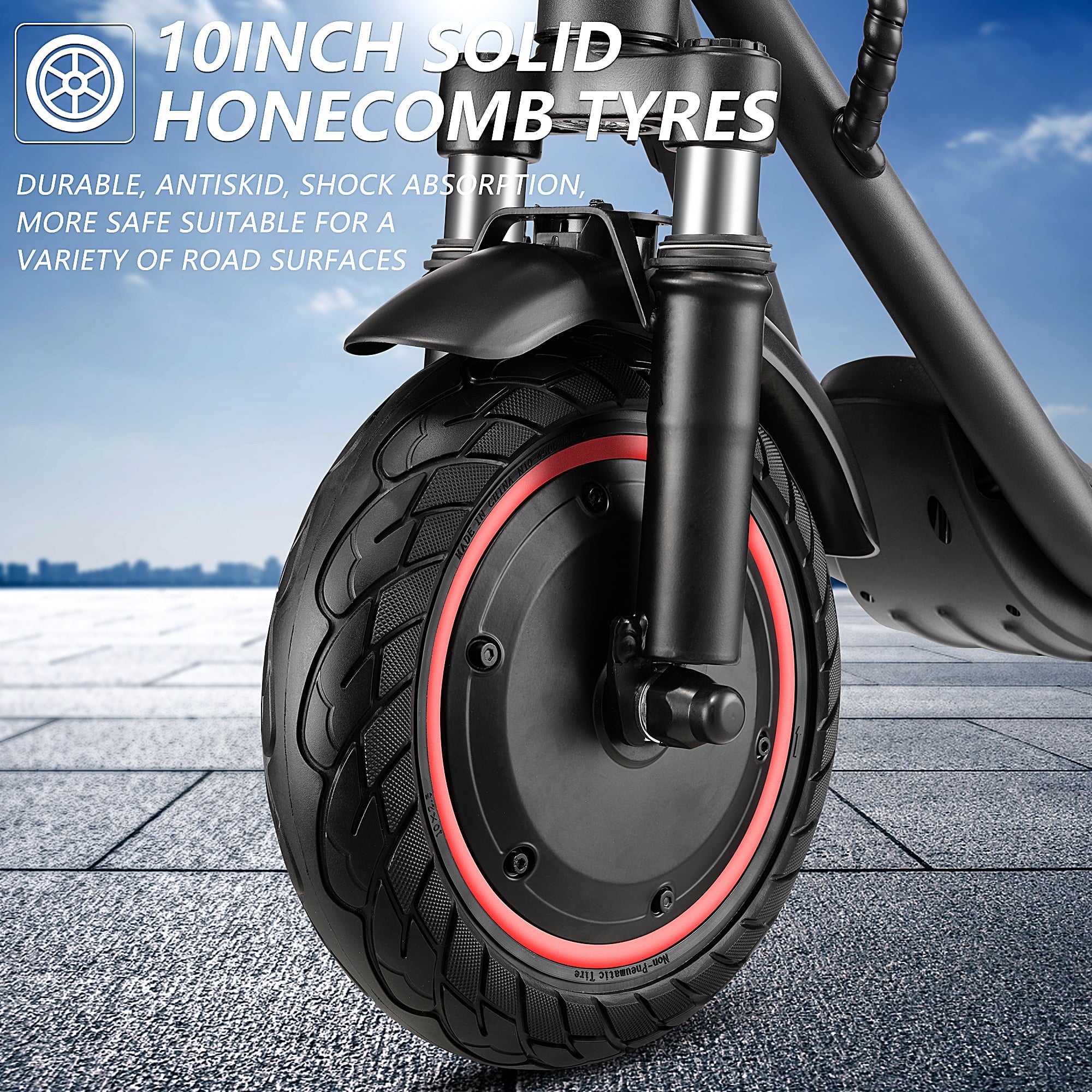Electric Scooter for Adults, 500W Motor, 15 MPH, 15 Mile Range, Folding F216612