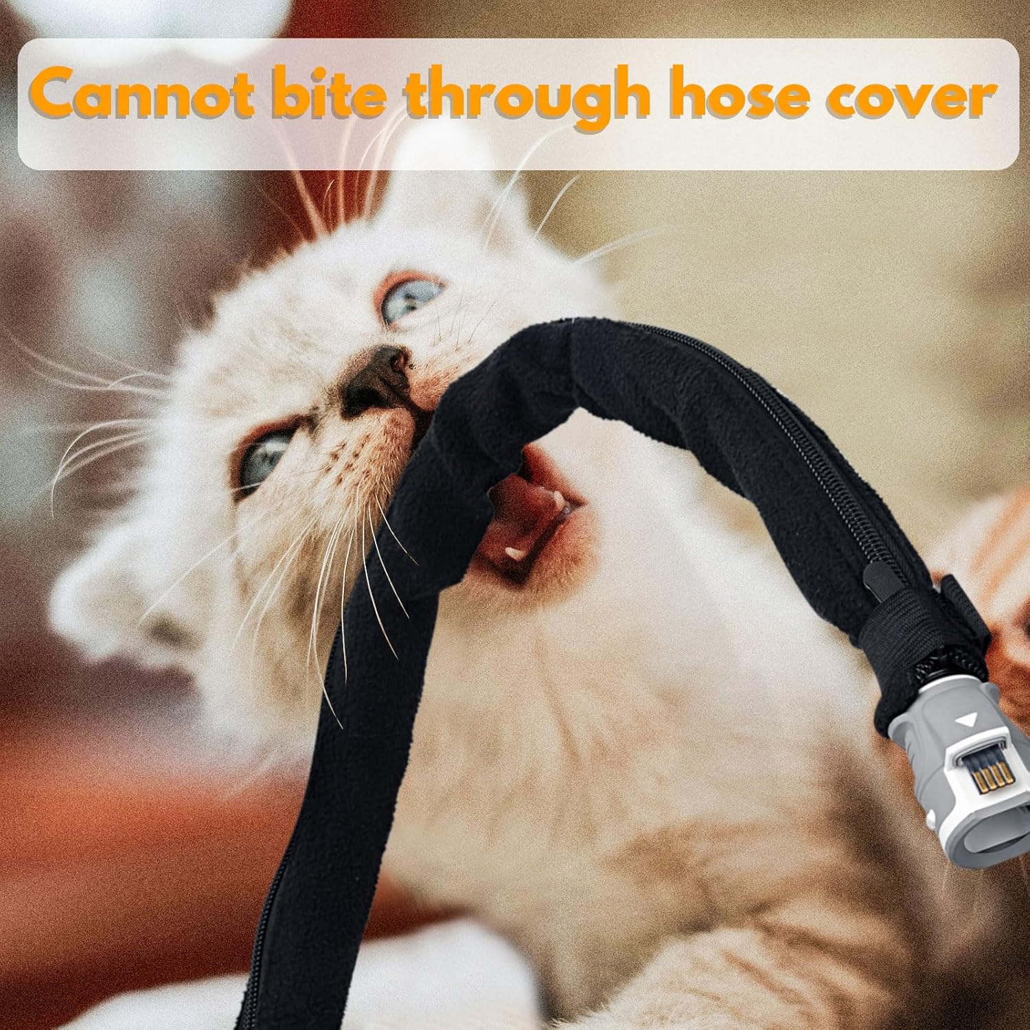 CPAP Hose Cover for AirSense 10 & 11, Cat Proof Tube Cover, Full Zipper G446