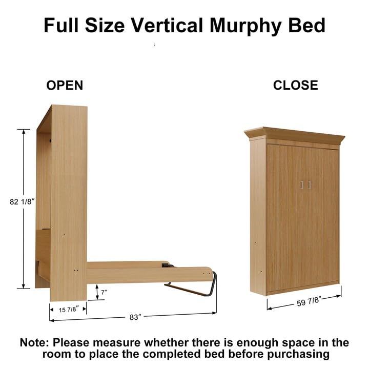 Queen Murphy Bed Hardware Kit, Folding Wall Bed, Horizontal W860