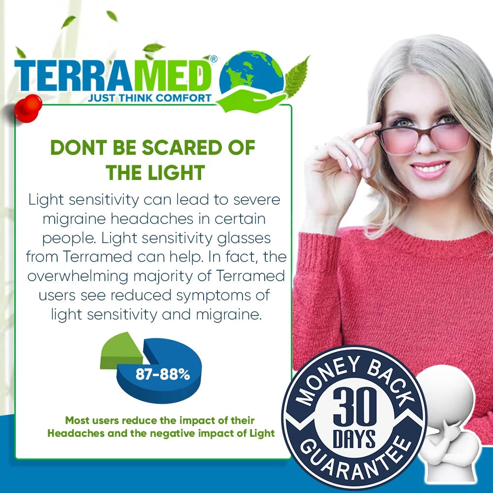 Migraine Glasses for Light Sensitivity and Eye Strain Relief Z167