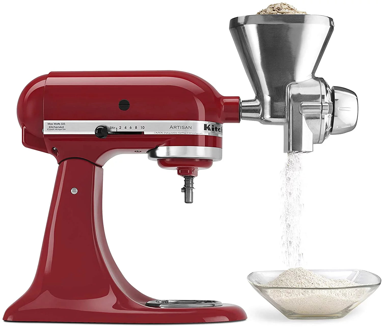 Excellent KitchenAid KGM All Metal Grain Mill Attachment  Size  1