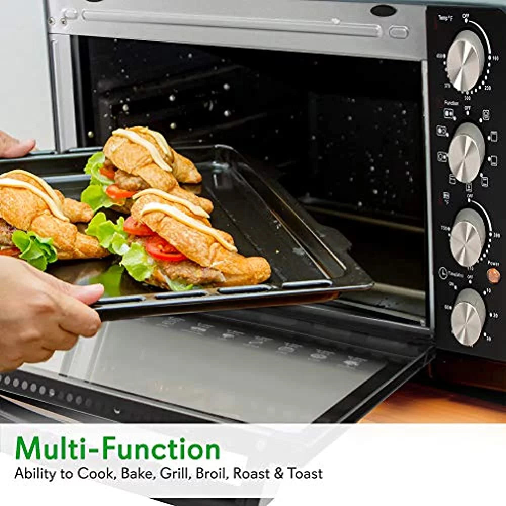 30 Quart Countertop Convection Oven with Rotisserie and Grill Q60124