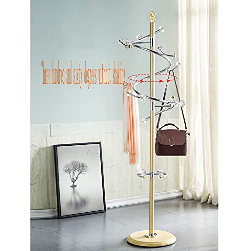 Stainless Steel Floor Coat Rack with Hat Hanger O17017