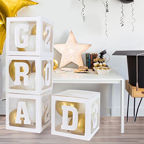 Graduation Balloon Boxes with 2024 Decorations for Party N843061