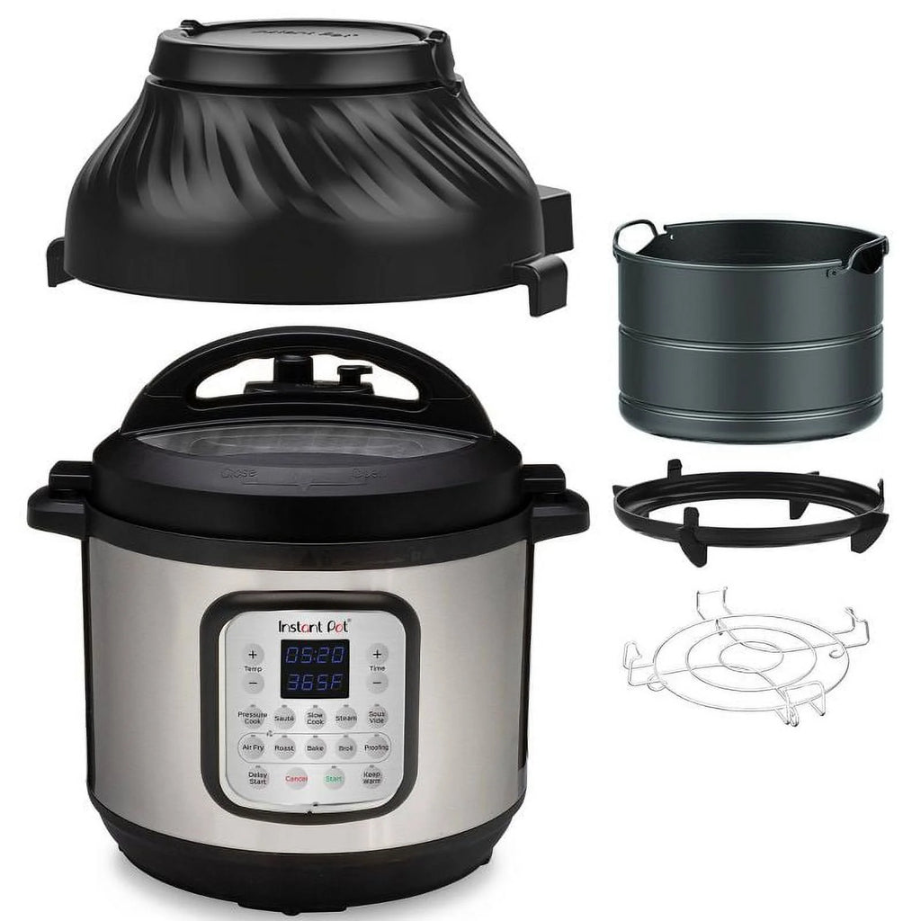 6qt Electric Pressure Cooker with Air Fryer Lid Q475