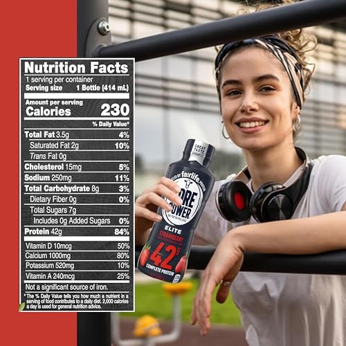 High Protein Chocolate Milk Shake, 14 Fl Oz (Pack of 12) with Key Chain R128
