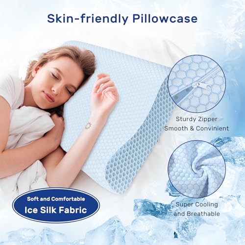 Contour Memory Foam Neck Pillow for Sleeping and Pain Relief X65276