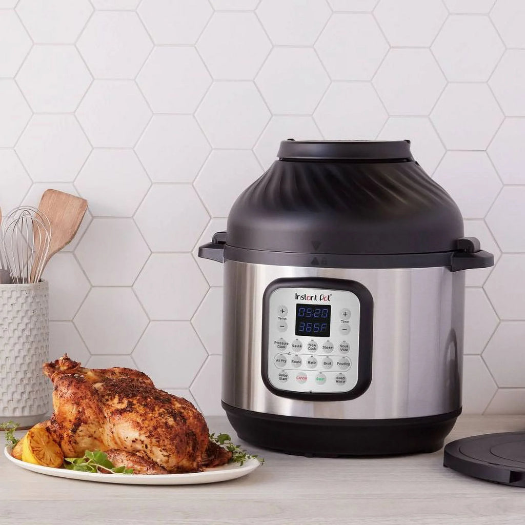 6qt Electric Pressure Cooker with Air Fryer Lid Q475