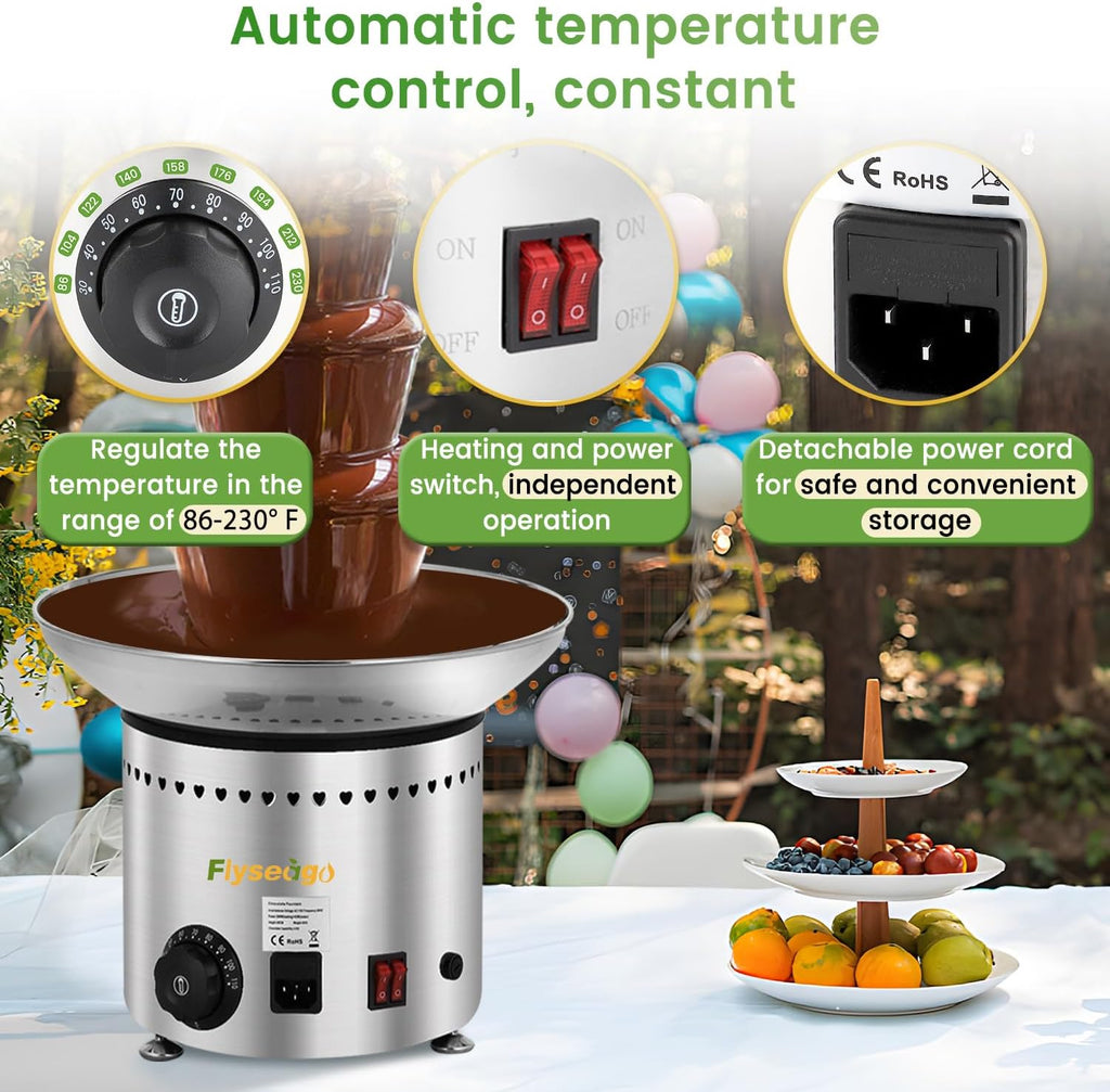 Chocolate Fountain Machine 5 Tier Stainless Steel J26133