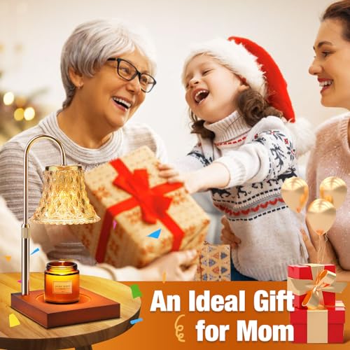 Candle Warmer Lamp with Timer & Dimmer, Adjustable Height, 2 Bulbs W99190