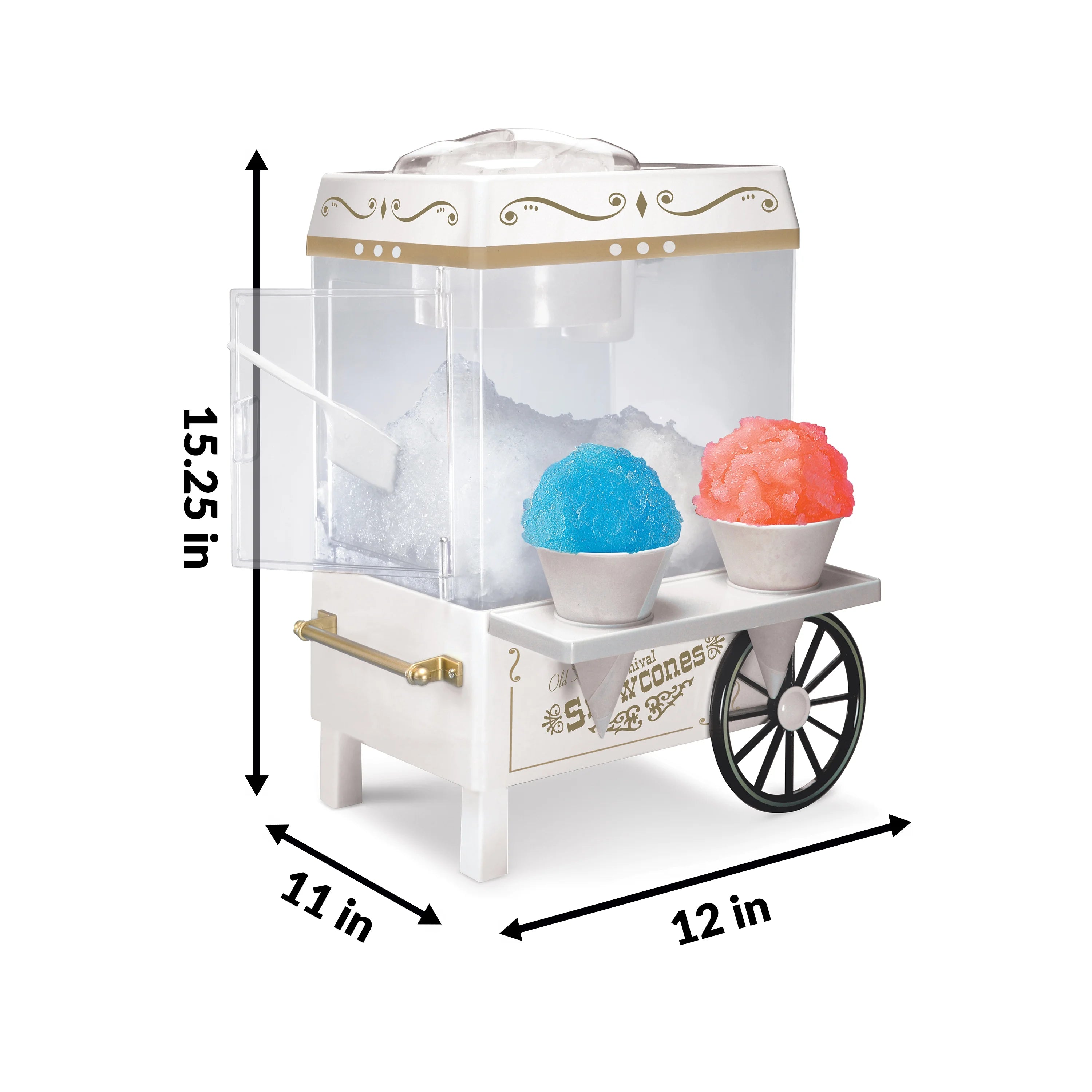 Vintage Snow Cone Maker, White B803316