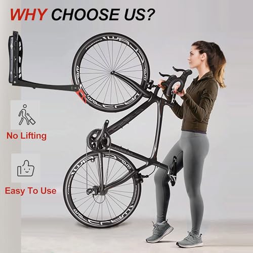 Swivel Bike Rack Wall Mounted Storage System, 4 Pack G79069