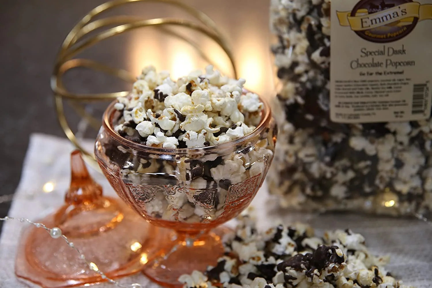 Dark Chocolate Popcorn 16 Oz. Bag K3652