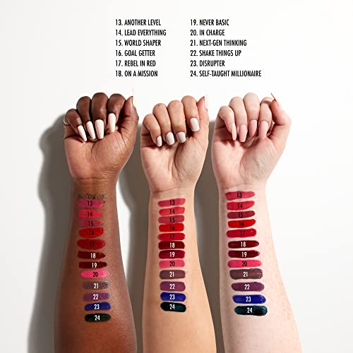 Long-Lasting Liquid Lipstick with Clear Lip Gloss - Rebel In Red A106025