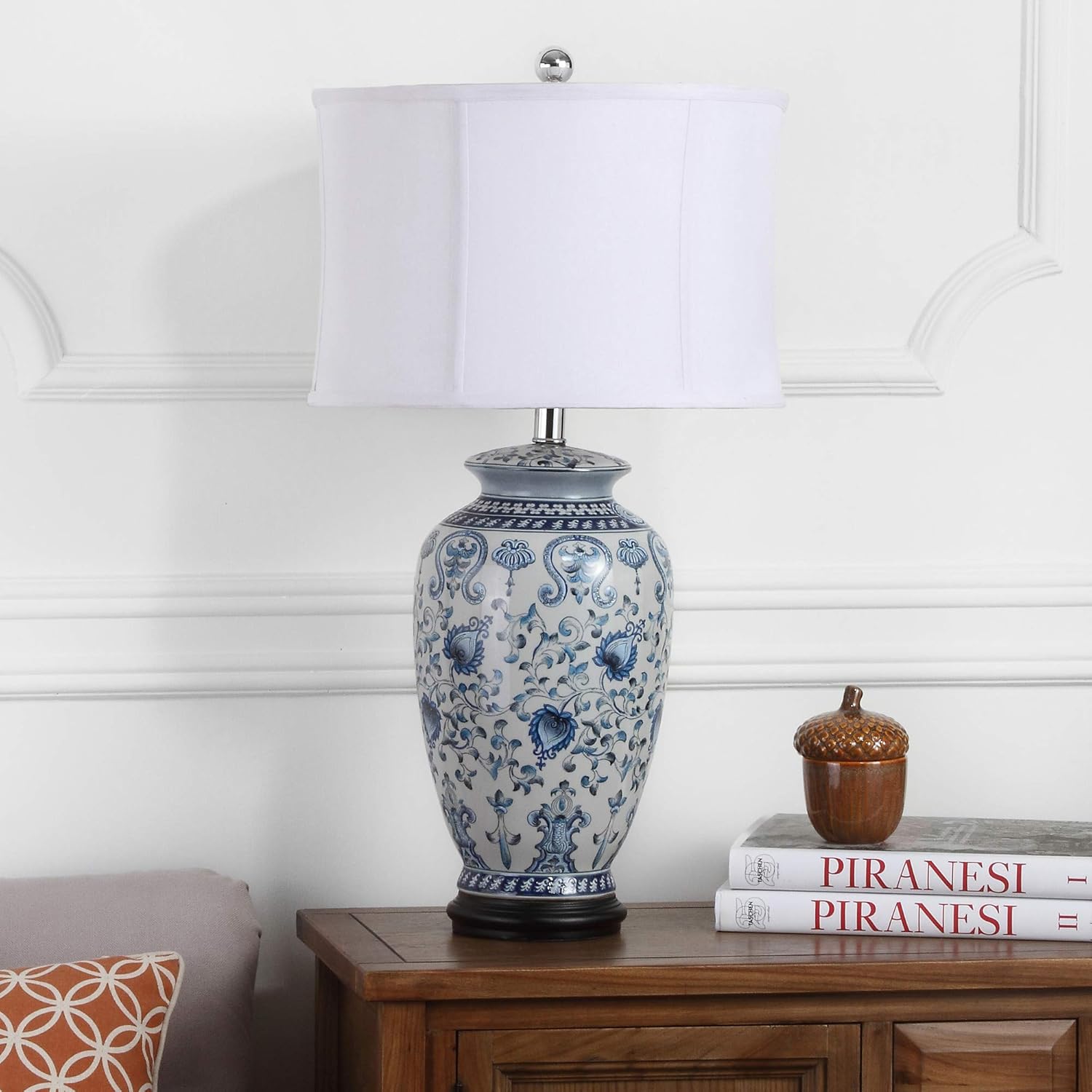 Ginger Jar Table Lamp with LED Bulb D801325