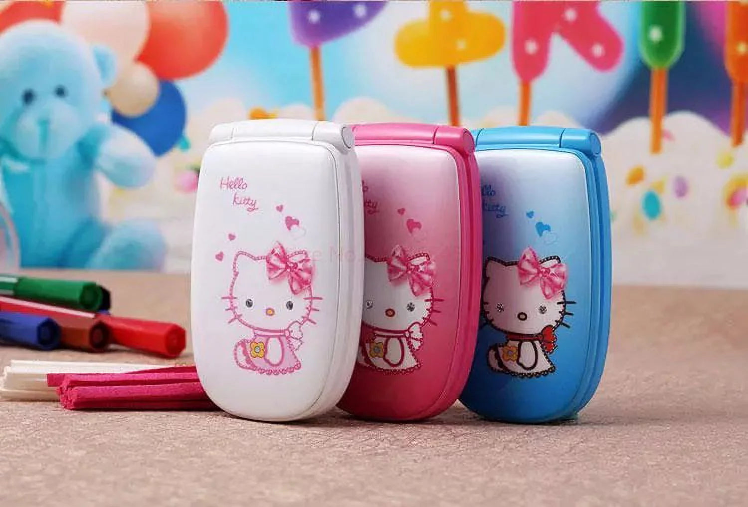 Mini Flip Phone 2G GSM Cellphone for Women K88356
