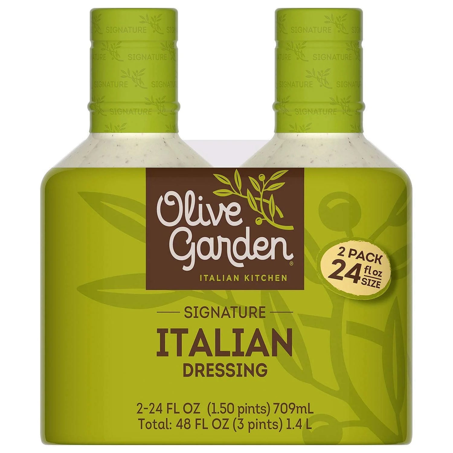 Italian Dressing, 24 Ounce Bottle, 2 Count D8920