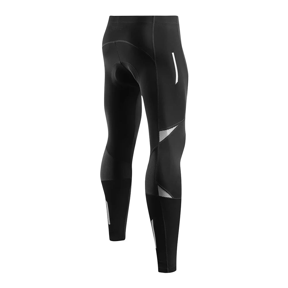 Men's Reflective Bike Pants with Gel Padding for Cycling D2711