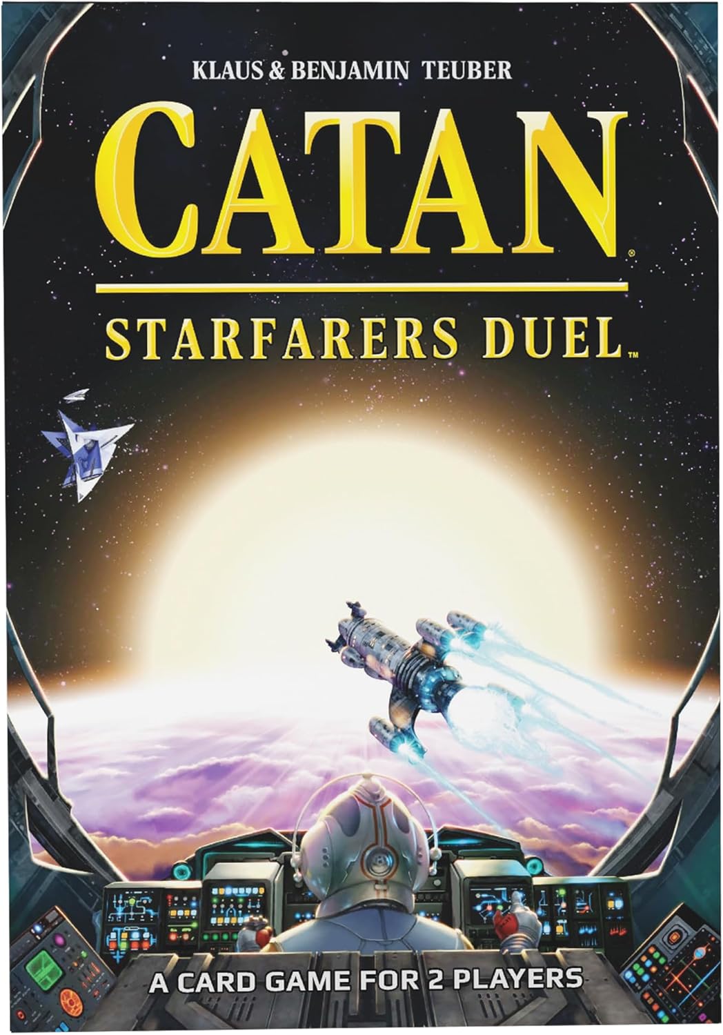 Starfarers Duel Board Game - Two Player Space Strategy Game for Adults and Teens X326