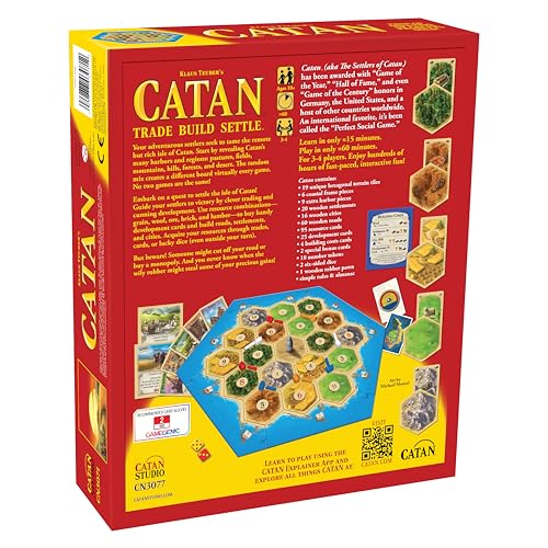 CATAN Board Game Base Game for Family and Adults P587