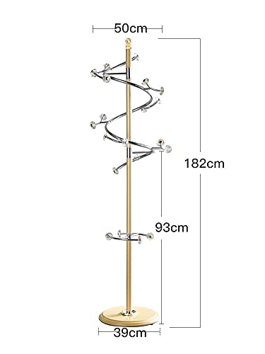 Stainless Steel Floor Coat Rack with Hat Hanger O17017