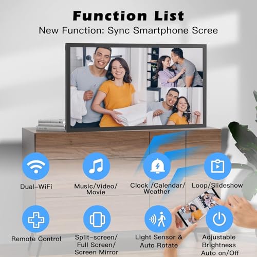 10.1" WiFi Digital Picture Frame with Touch Screen H24638
