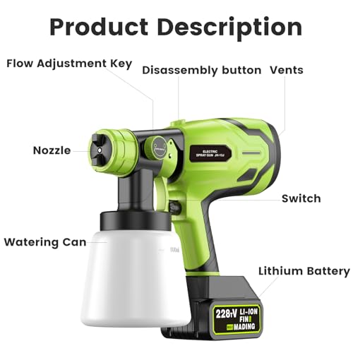 Cordless Brushless Paint Sprayer for Furniture, Cabinets and Home Painting G456137