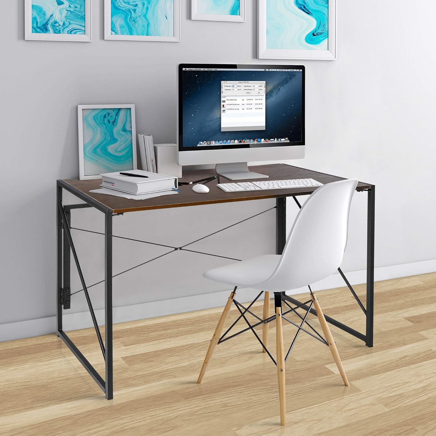 Folding Computer Desk Writing Table for Home Office C565182