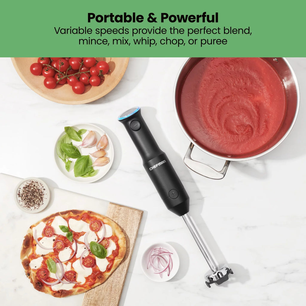 Cordless Handheld Immersion Blender, Variable Speed, Black Z8474