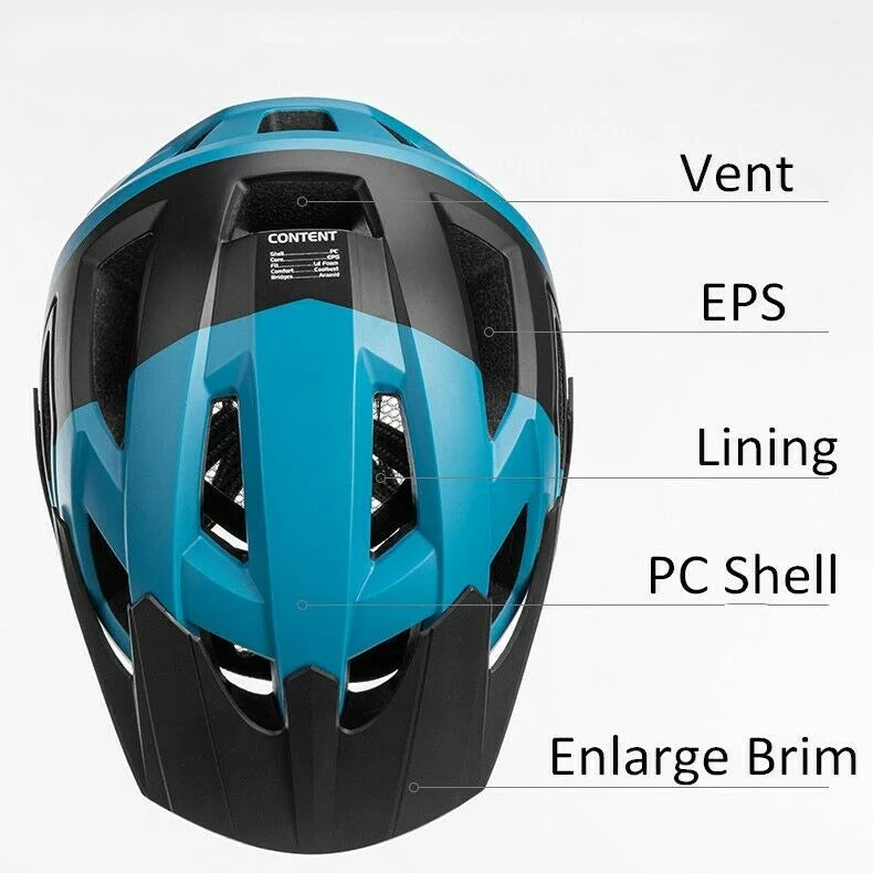 Adult Cycling Helmet 57-62cm Blue C573132