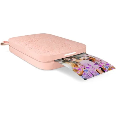 Portable Photo Printer (Blush) – Print 2x3" Sticky-backed Photos from Your Phone Z6796