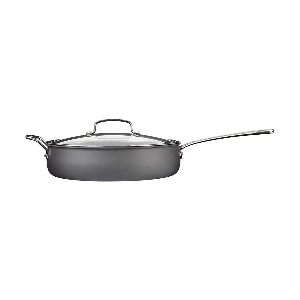 Non-Stick Hard Anodized 5 Qt. Saute Pan with Helper Handle Y52822