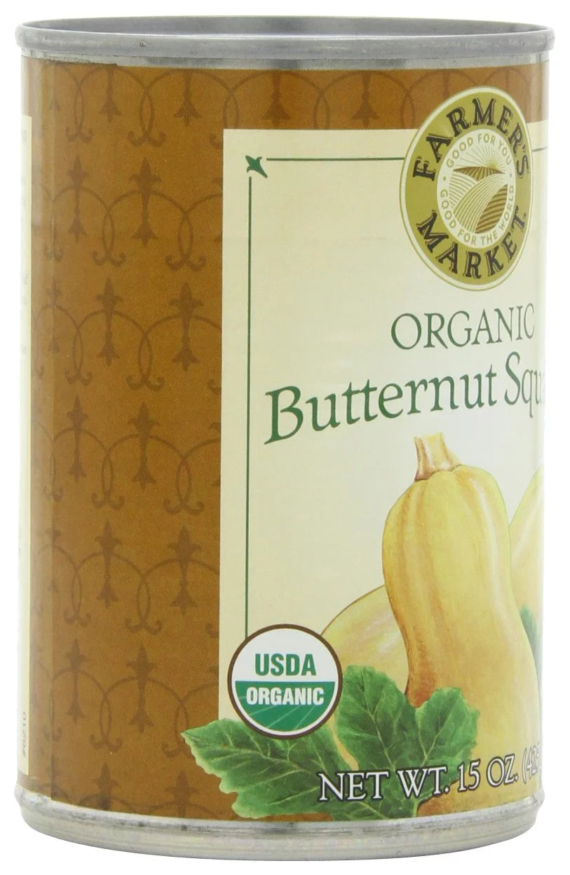 Organic Butternut Squash, 15-Ounce Cans (Pack of 12) Q7114
