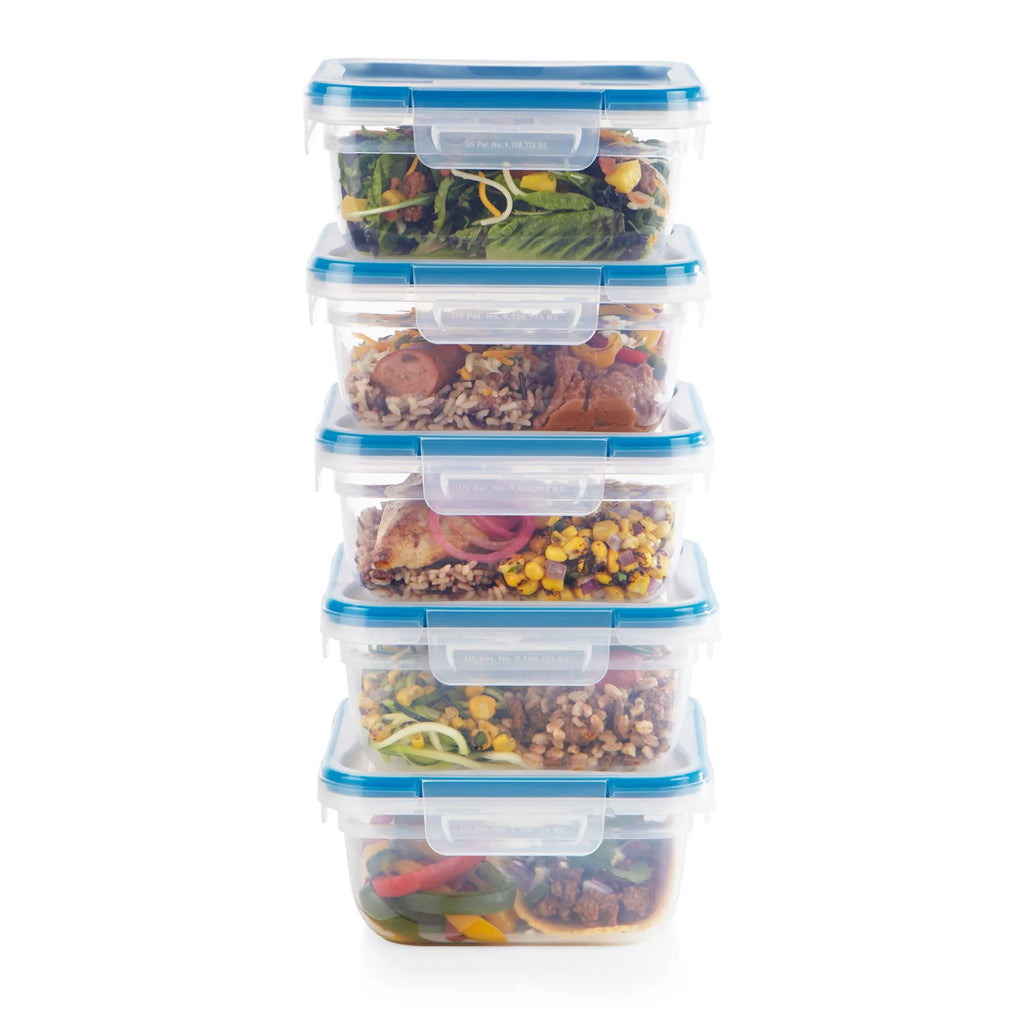 10-piece 5.5-cup Food Storage Container Set P715