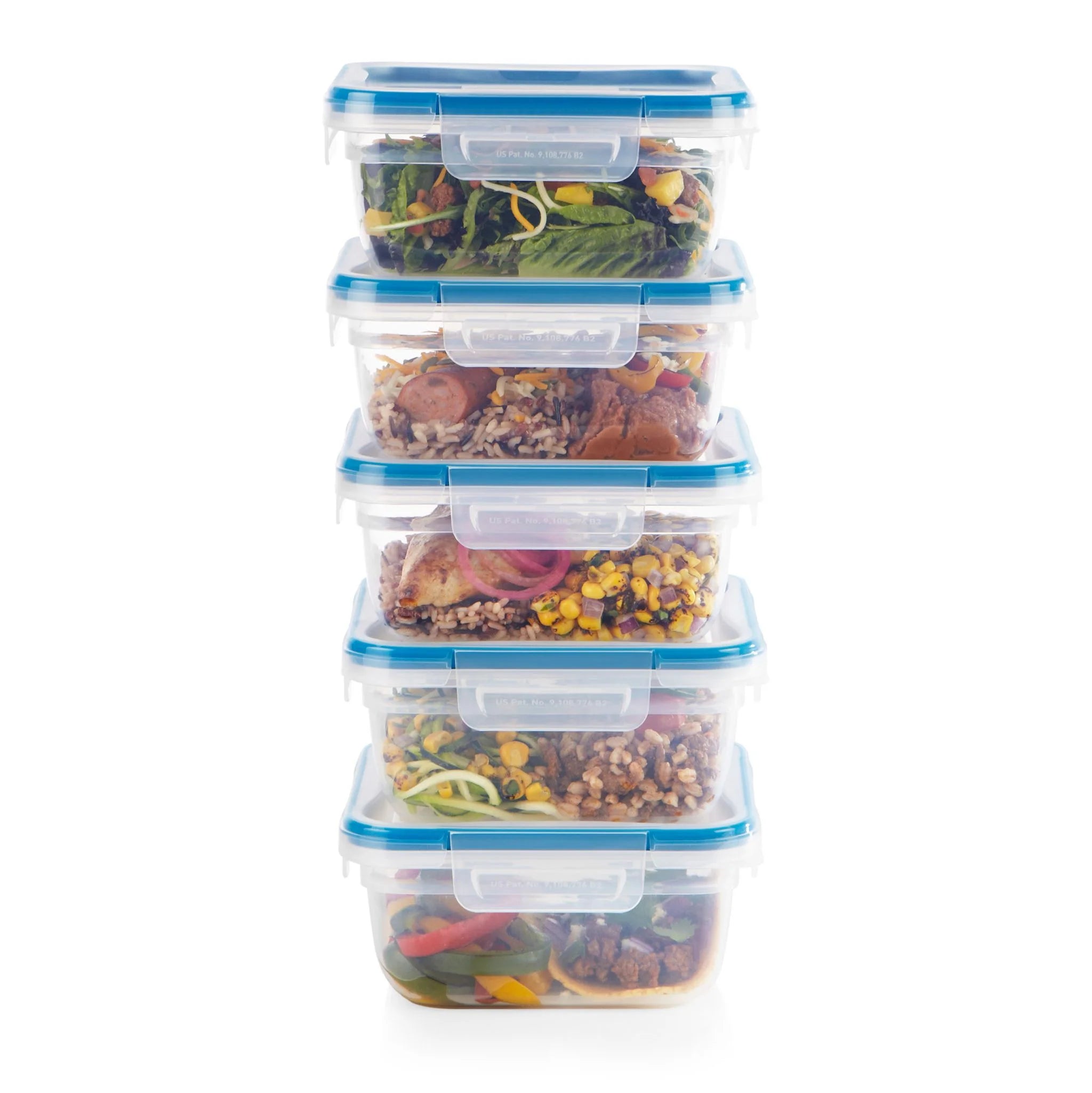 10-piece 5.5-cup Food Storage Container Set P715