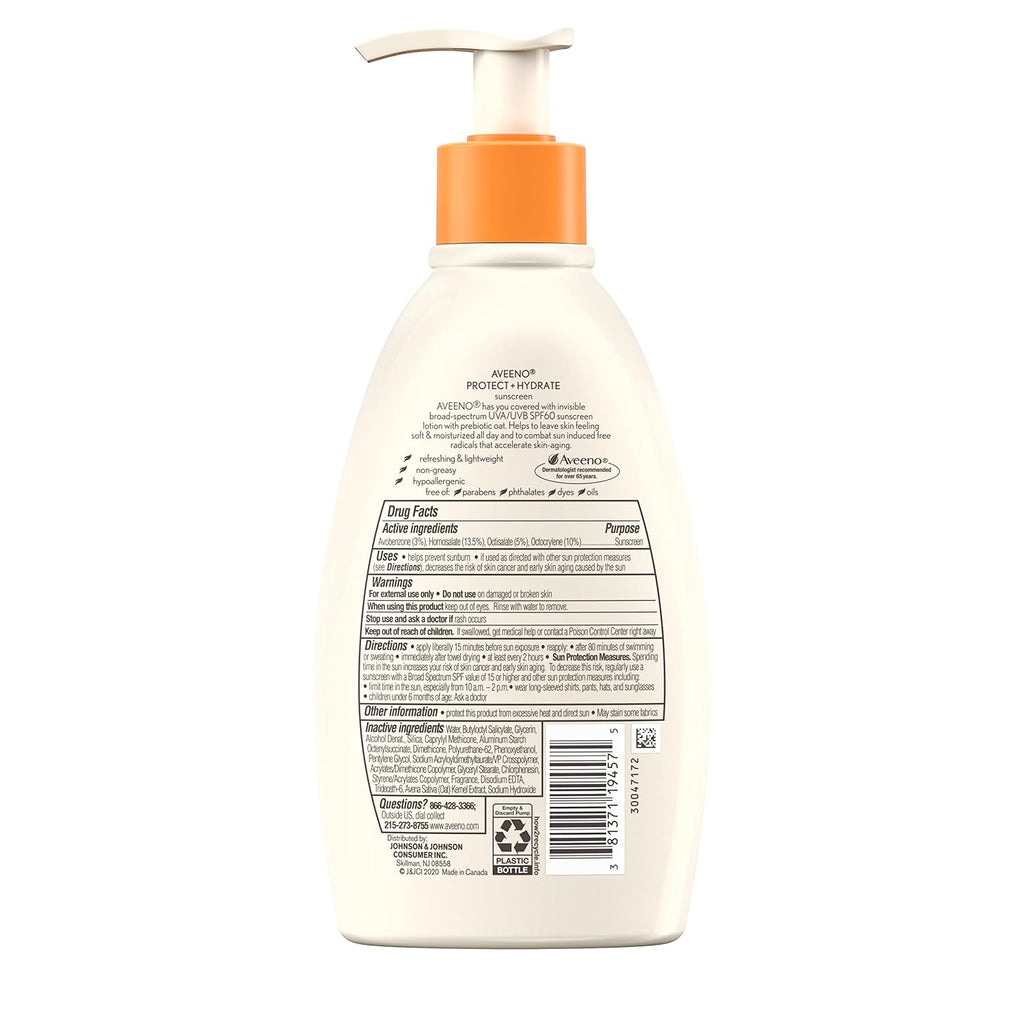 Moisturizing Body Lotion with Broad Spectrum SPF 60, 12 FL OZ I7399