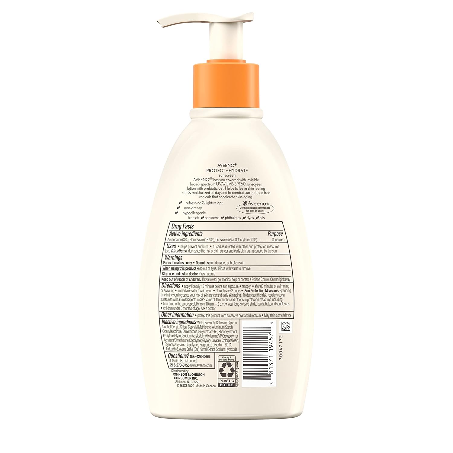 Moisturizing Body Lotion with Broad Spectrum SPF 60, 12 FL OZ I7399