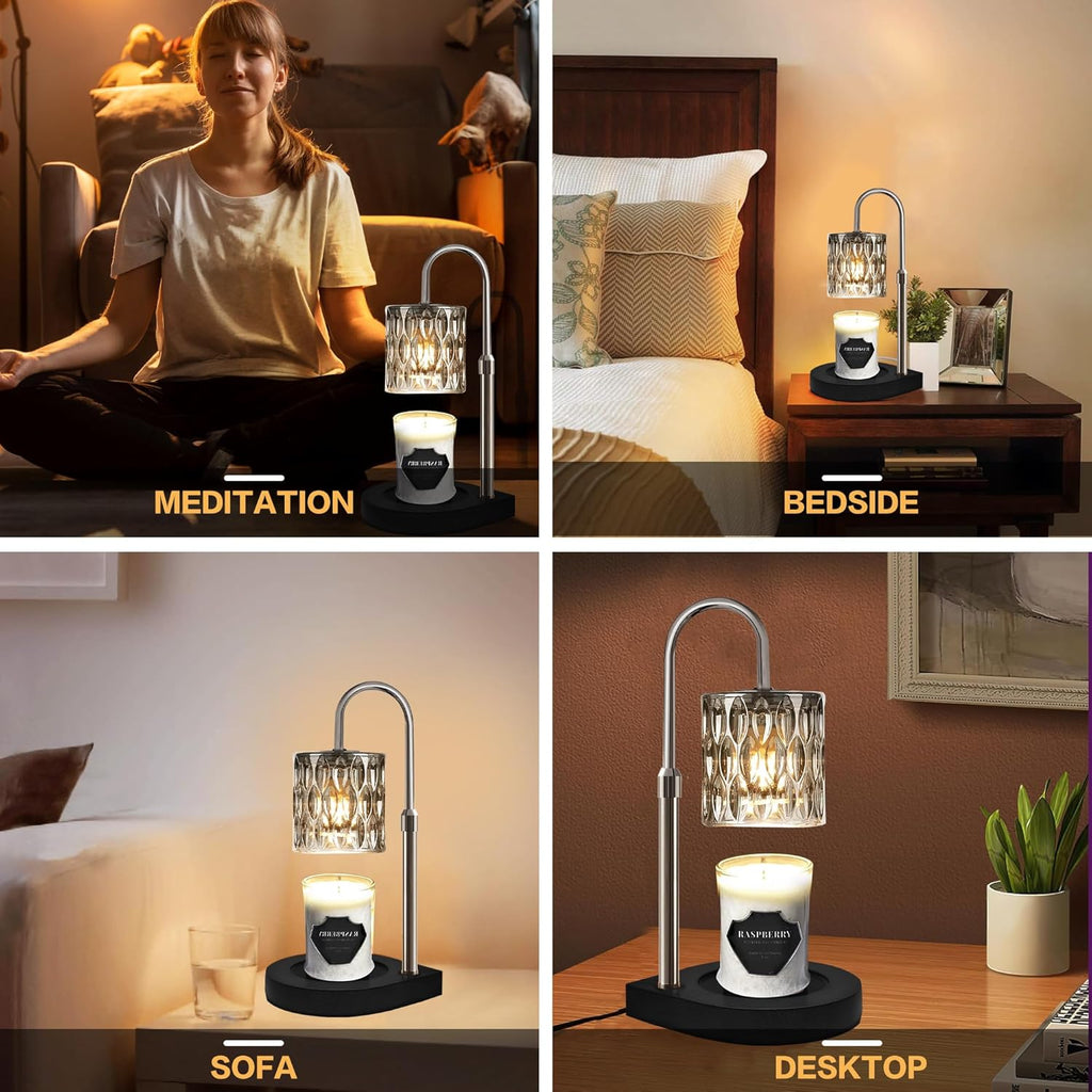 Candle Warmer Lamp with Timer, Adjustable Height, Dimmable Y578178