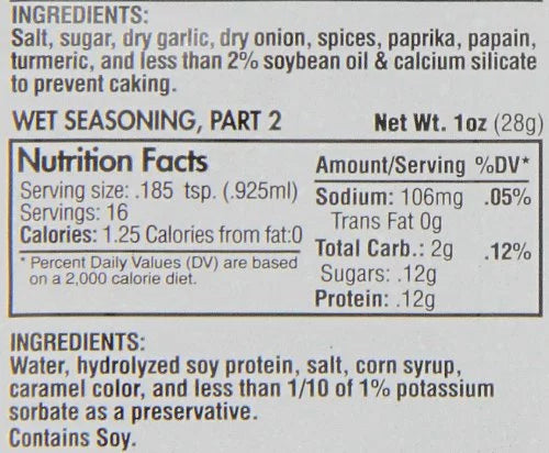 Instant Marinade Mix, 1.5 oz, Pack of 24 J534508